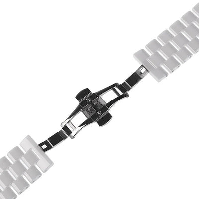 Butterfly Buckle Ceramic Wrist Strap for Apple Watch