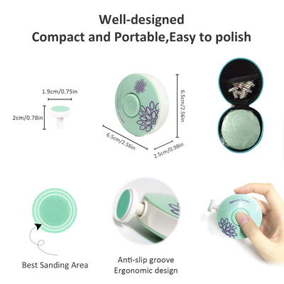 Nail Polisher Infant Manicure Scissors Electric Baby Nail Trimmer