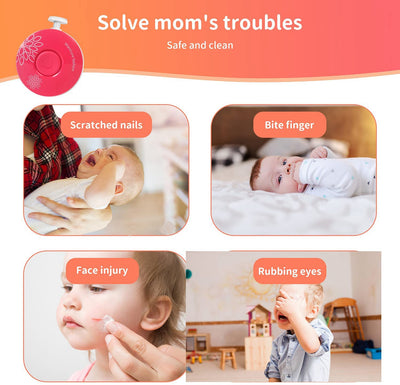 Nail Polisher Infant Manicure Scissors Electric Baby Nail Trimmer